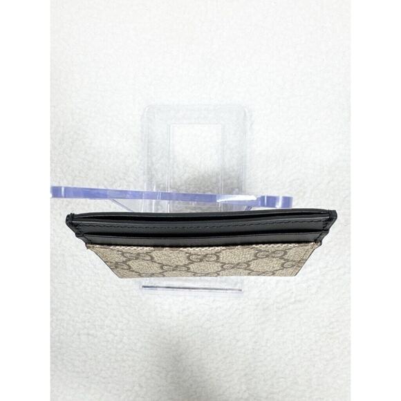 New Gucci Beige & Black Card Holder Wallet With COA - Picture 5 of 7